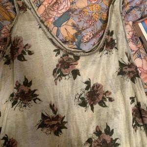 Sheer Mossimo Floral Tank Top